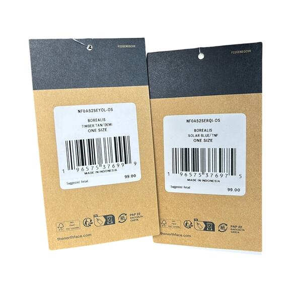 NWT north face borealis Lot of 2 backpacks Brown Blue Black - Picture 4 of 6